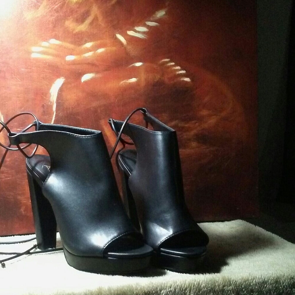 Womens Aldo Block Heels sz 6 - Picture 5 of 8